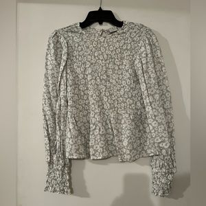Medium green and white women’s blouse the brand “A New Day”